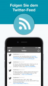 webinale Mobile App - Twitter-Feed